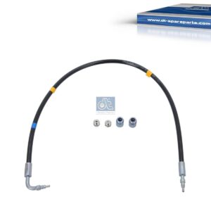 DT Spare Parts 2.70959 Hose line, cabin tilt, M12 x 1, L: 700 mm, 362 bar