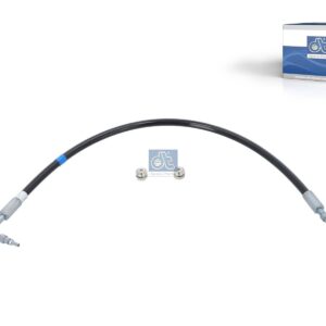 DT Spare Parts 2.70961 Hose line, cabin tilt, M12 x 1, L: 490 mm, 362 bar