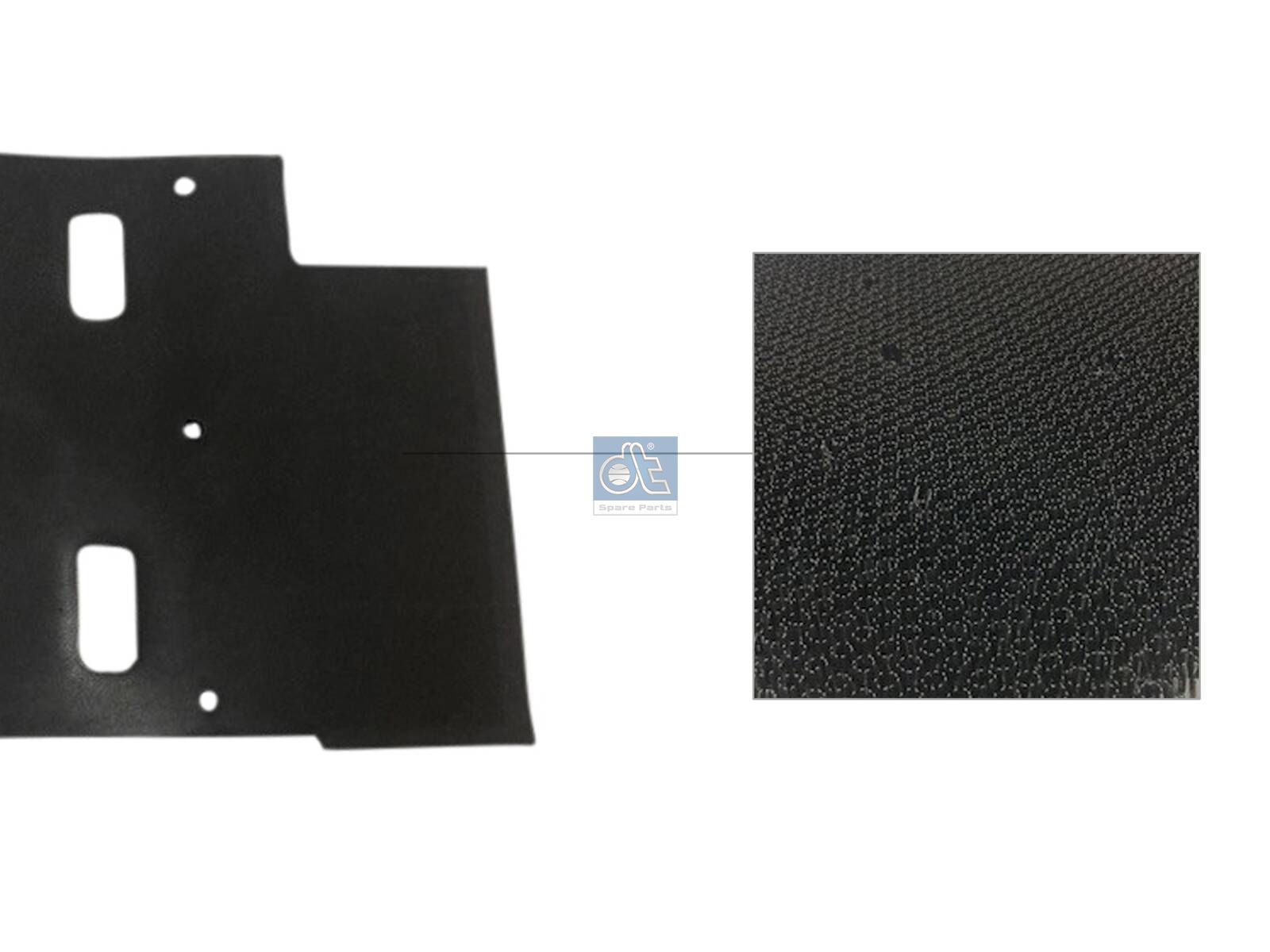 DT Spare Parts 2.71111 Splash guard, left