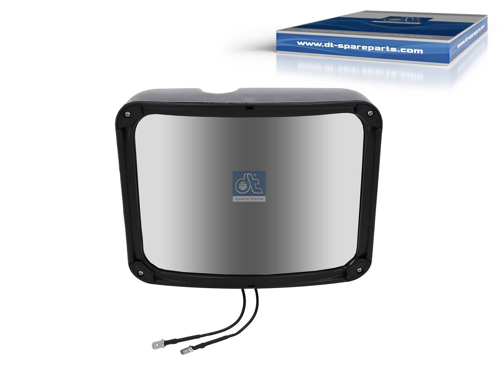 DT Spare Parts 2.73011 Wide view mirror, heated, with frame, R: 400 mm