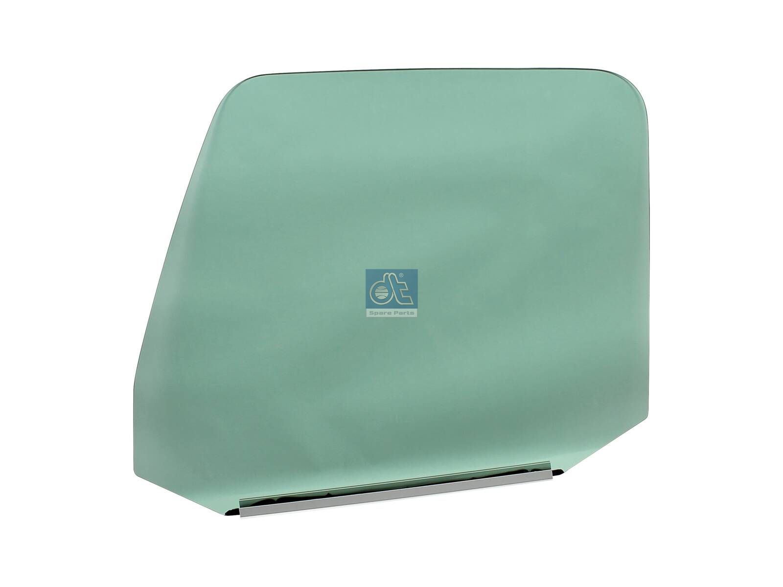 DT Spare Parts 2.73120SP Door glass, left, green, wooden box, L: 800 mm, W: 500 mm