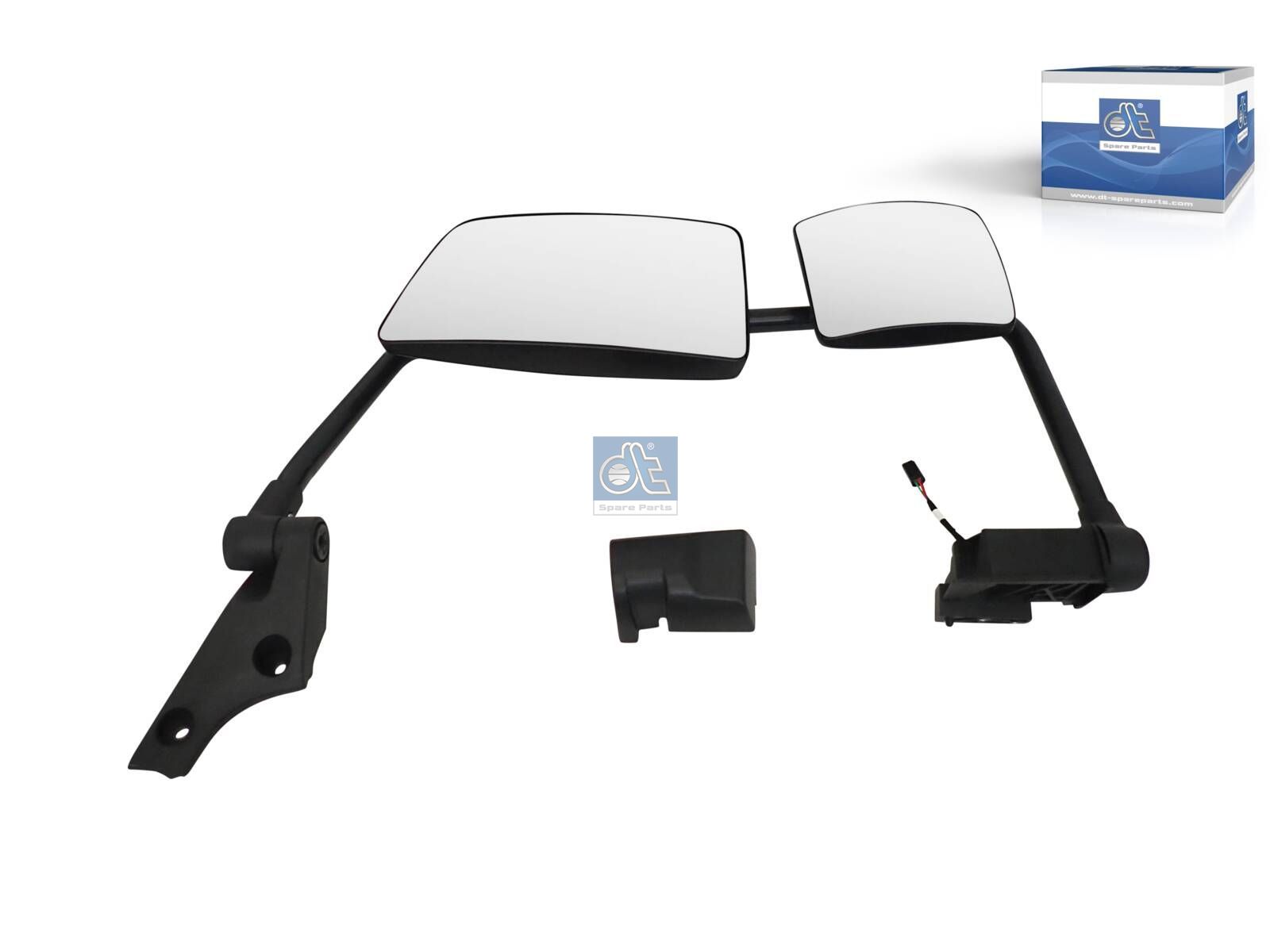 DT Spare Parts 2.73383 Main mirror, complete, right, heated, electrical