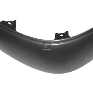 DT Spare Parts 2.75054 Bumper, right, plastic, black