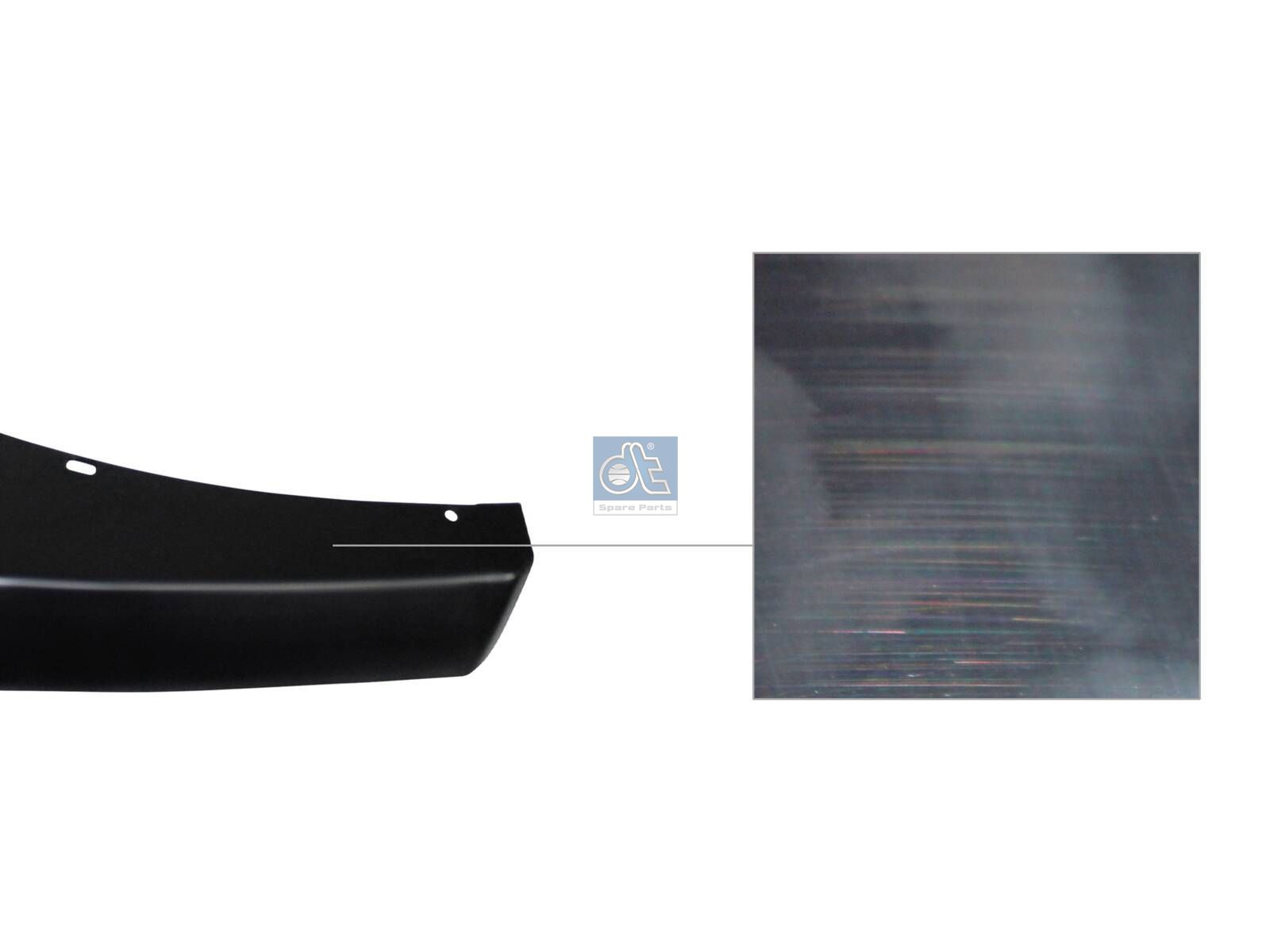DT Spare Parts 2.75123 Spoiler, left