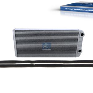 DT Spare Parts 2.76009 Heat exchanger, L: 370 mm, W: 178 mm, T: 32 mm