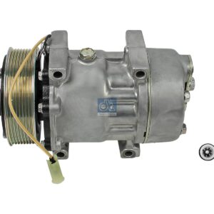DT Spare Parts 2.76078 Compressor, air conditioning, oil filled, 24 V, 8 PK, DP: 120 mm, 8 grooves