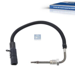 DT Spare Parts 2.76094 Exhaust gas temperature sensor, M14 x 1,5, SW: 17, L: 360 mm, L: 240 mm, α: 90 °, 2 poles