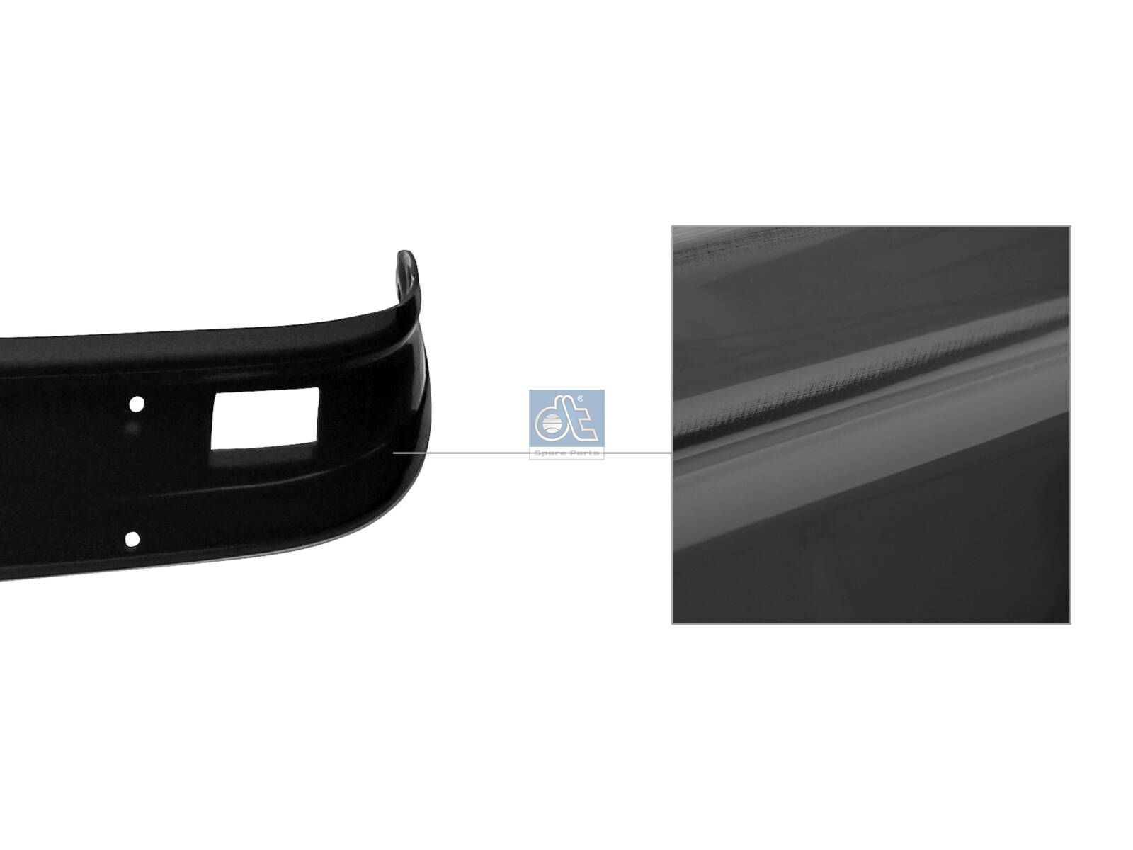 DT Spare Parts 2.78007 Sun visor, grey