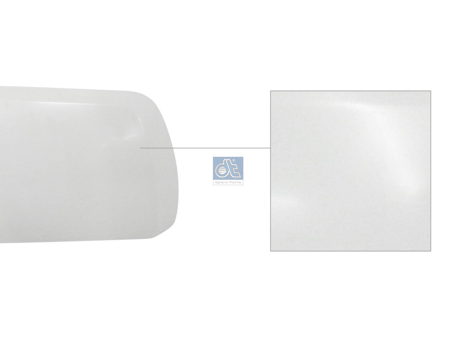 DT Spare Parts 2.78042 Air deflector, left