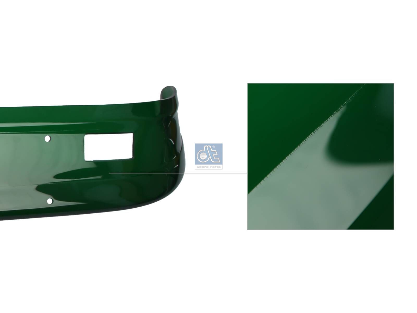 DT Spare Parts 2.78060 Sun visor, green