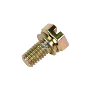 DT Spare Parts 2.92020 Bleeder screw, fuel filter, M6, Lu: 10 mm, SW: 10, L: 15.5 mm, 8.8