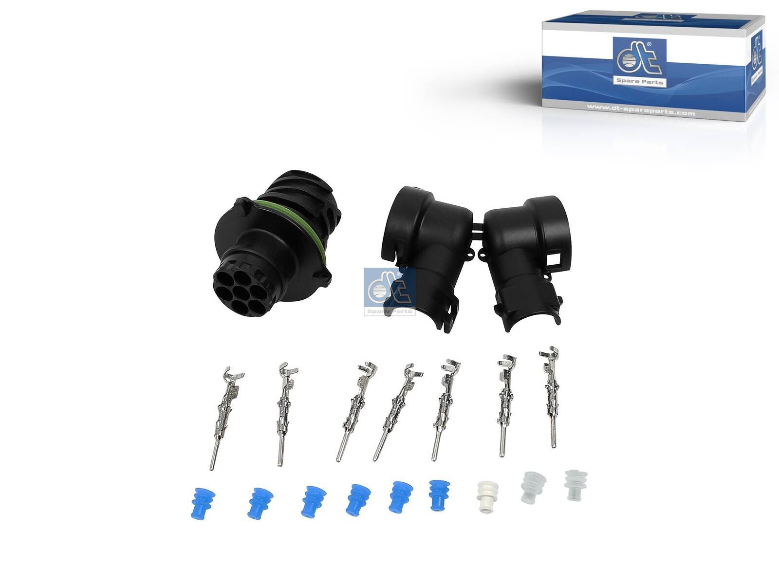 DT Spare Parts 2.92601 Repair kit, plug, α: 90 °, 7 poles