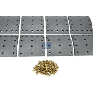 DT Spare Parts 2.94054 Drum brake lining kit, axle kit, W: 175 mm, S: 18 mm