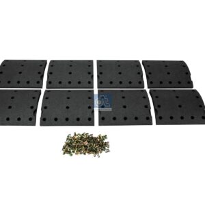 DT Spare Parts 2.94056 Drum brake lining kit, axle kit, W: 200 mm, S: 18 mm