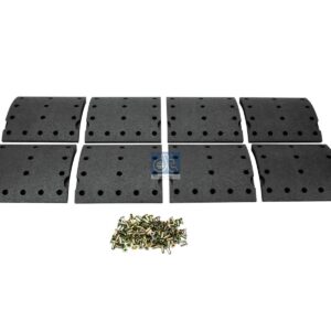 DT Spare Parts 2.94057 Drum brake lining kit, axle kit - oversize, W: 200 mm, S: 19.9 mm