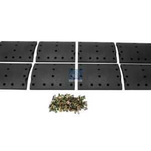 DT Spare Parts 2.94058 Drum brake lining kit, axle kit, W: 225 mm, S: 18 mm