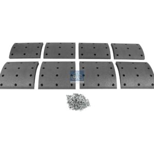 DT Spare Parts 2.94176 Drum brake lining kit, axle kit - oversize, W: 203 mm, S: 20 mm