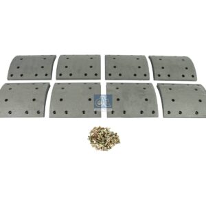 DT Spare Parts 2.94179 Drum brake lining kit, axle kit, W: 200 mm, S: 19.1 mm