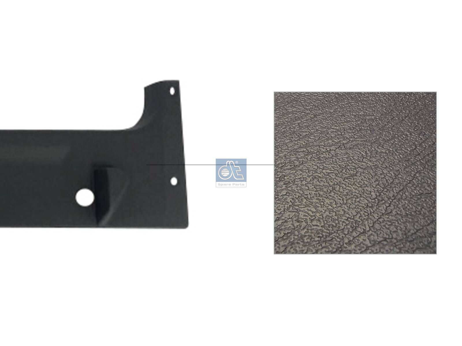 DT Spare Parts 3.00031 Cover, door trim, right
