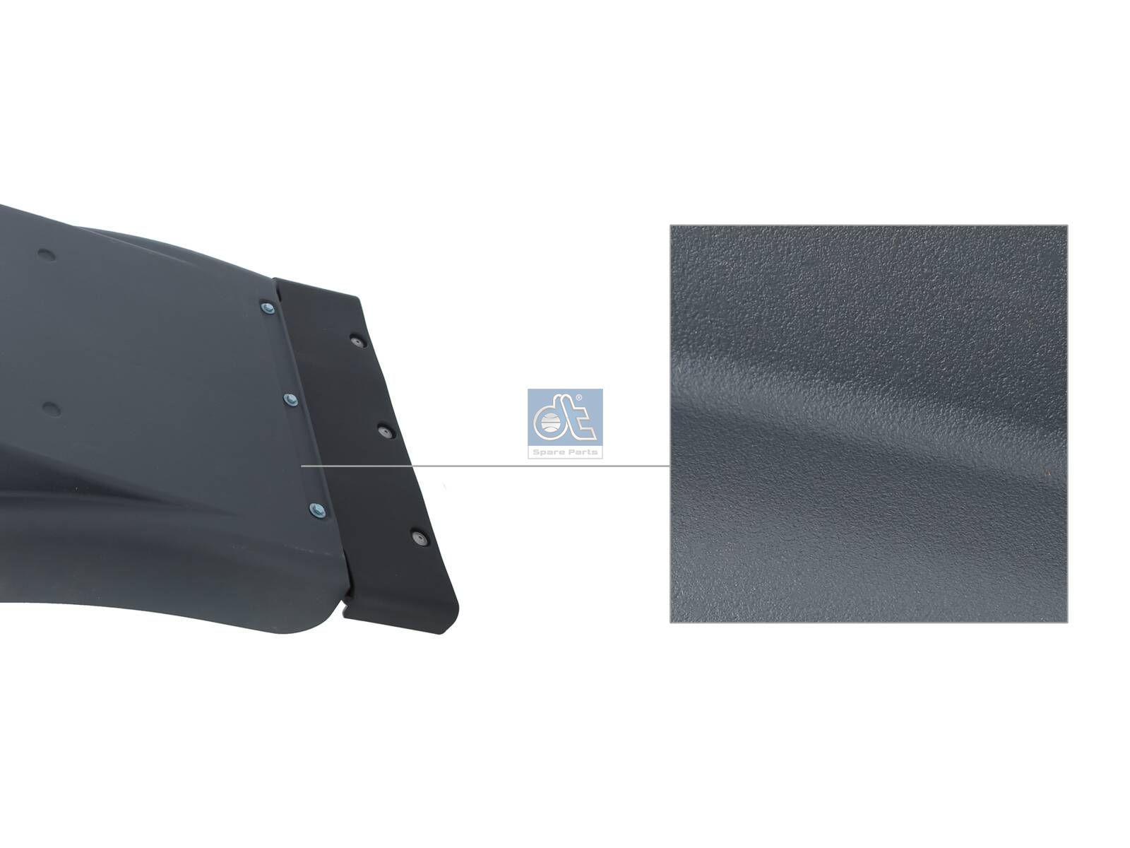 DT Spare Parts 3.00036 Fender, rear, W: 690 mm