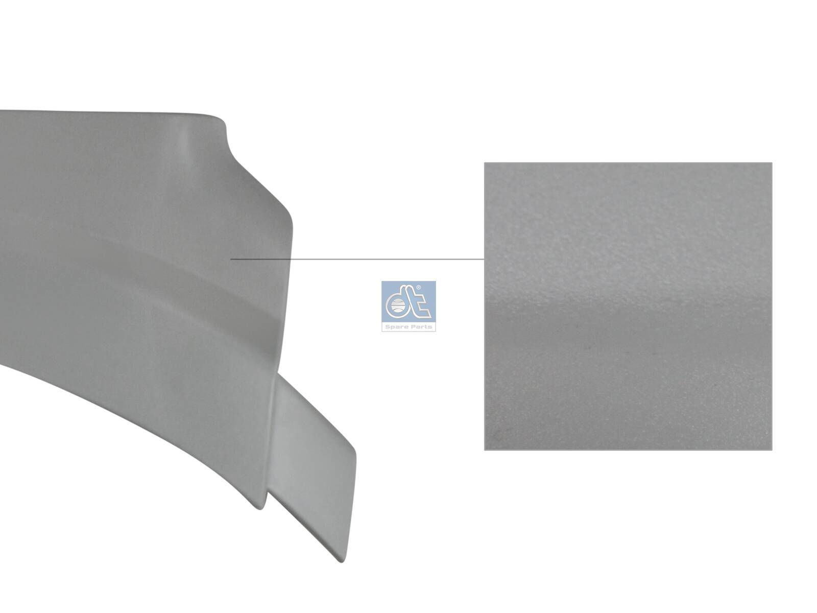 DT Spare Parts 3.00132 Fender trim plate, right