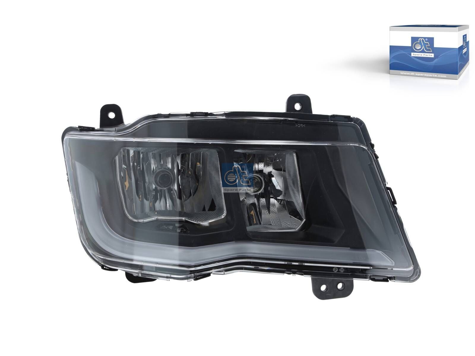 DT Spare Parts 3.00203 Headlamp, right, with headlamp range control