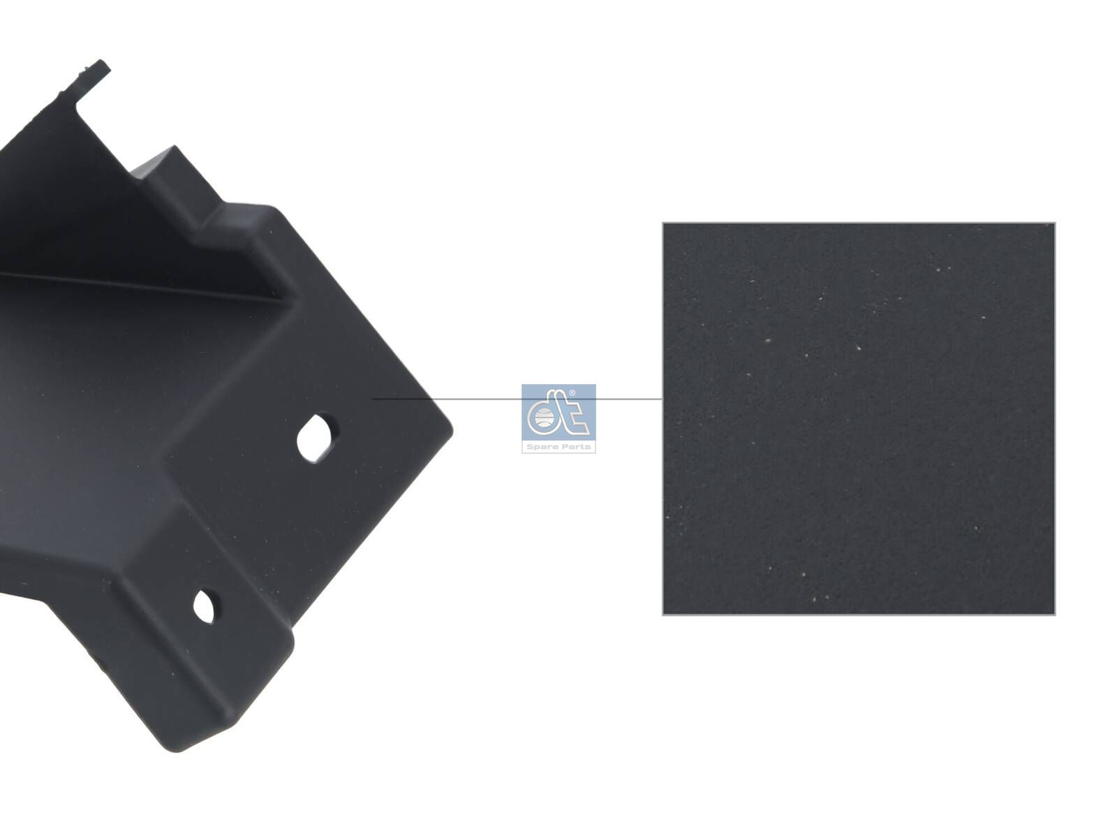 DT Spare Parts 3.00229 Air inlet, bumper, right, lower