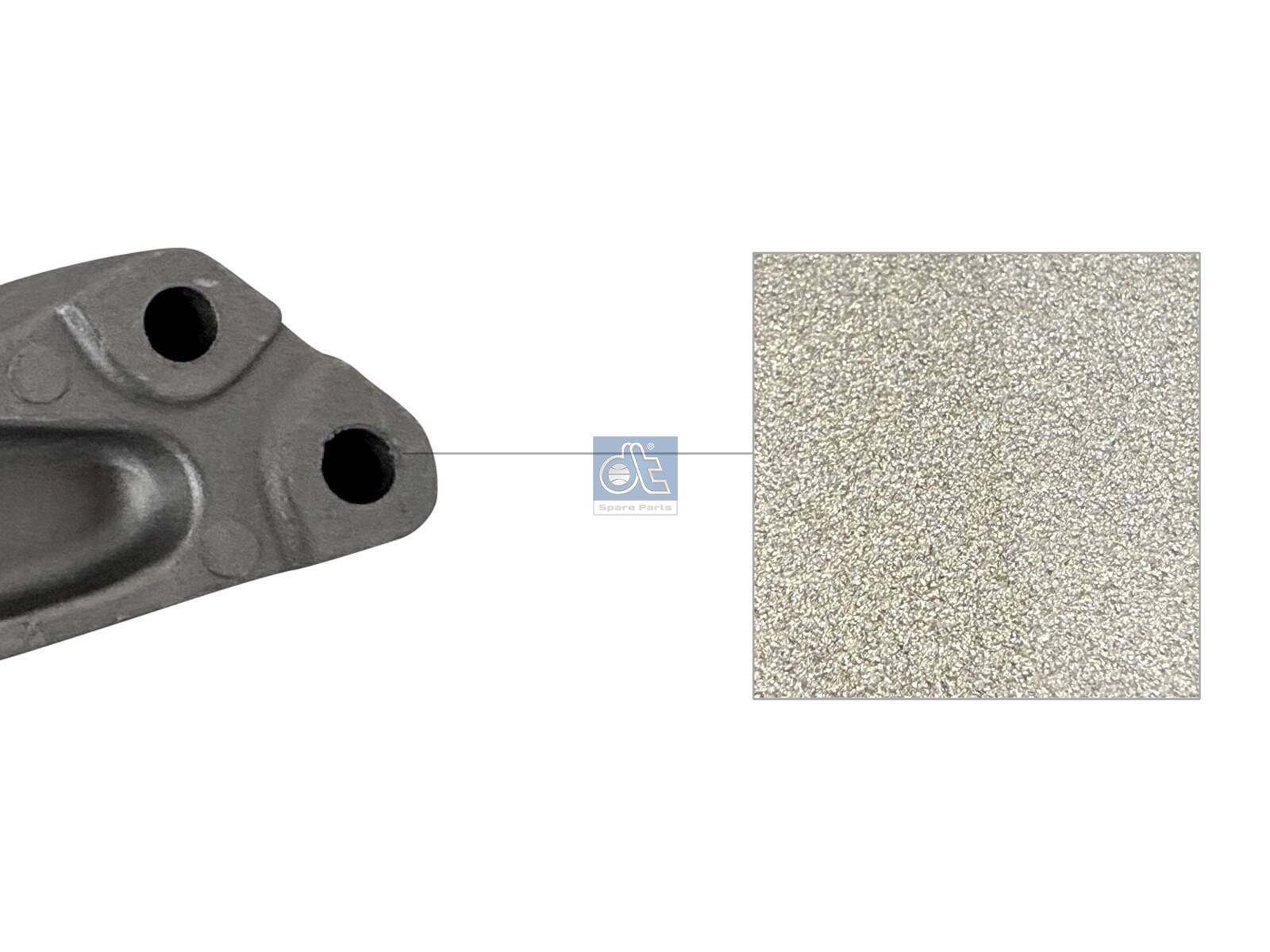 DT Spare Parts 3.00250 Console, step, left, front