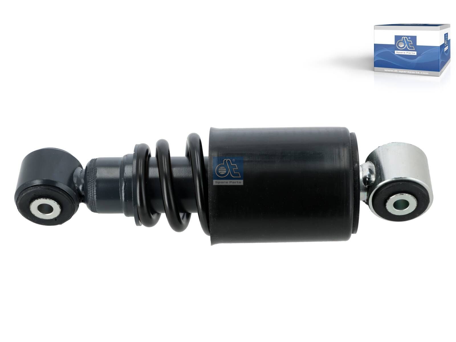DT Spare Parts 3.00700 Cabin shock absorber, with spring, front