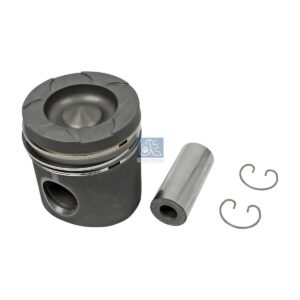 DT Spare Parts 3.10132 Piston, complete with rings, D: 128 mm, L: 141.8 mm