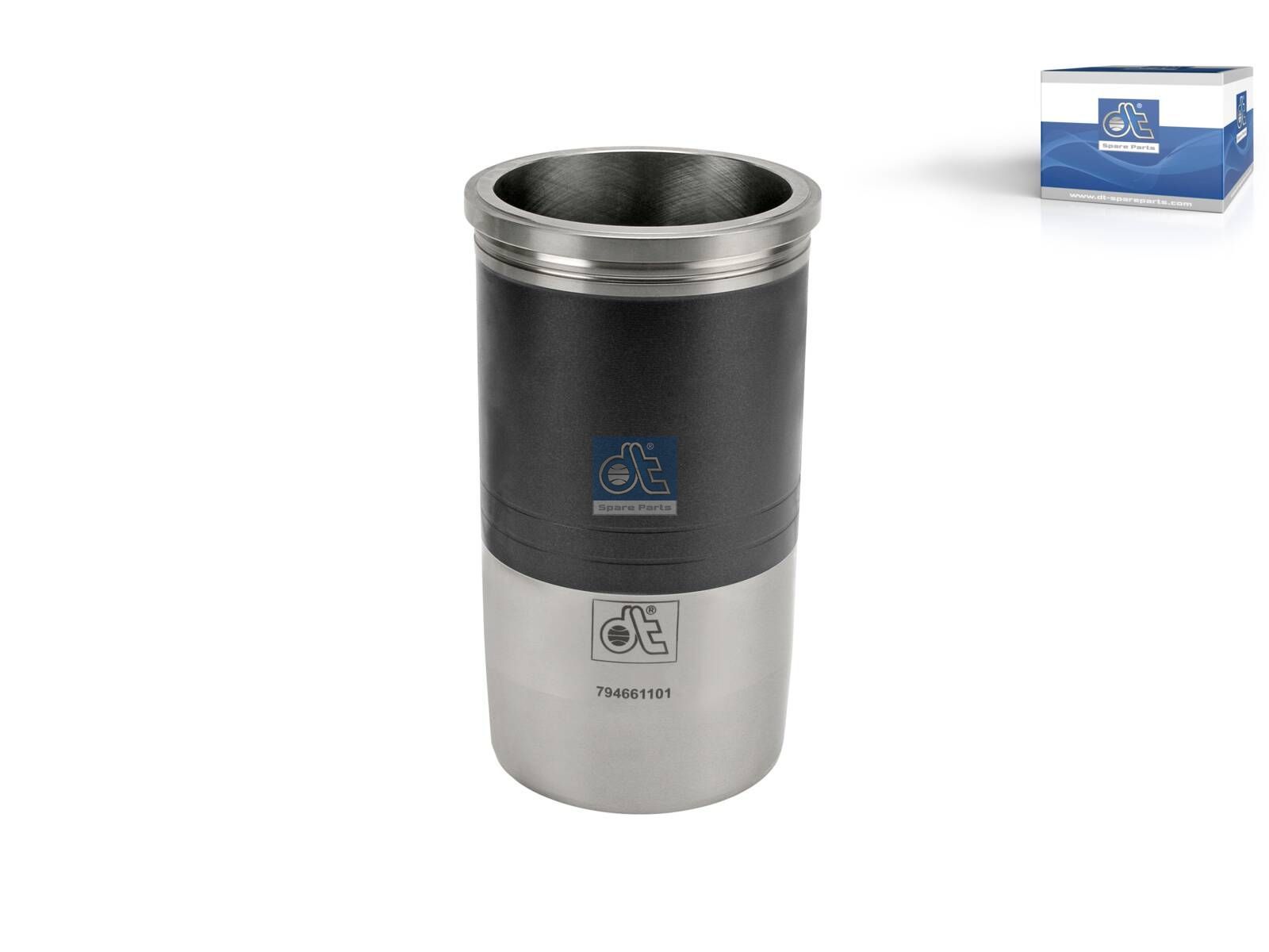 DT Spare Parts 3.10157 Cylinder liner, without seal rings, D: 128 mm