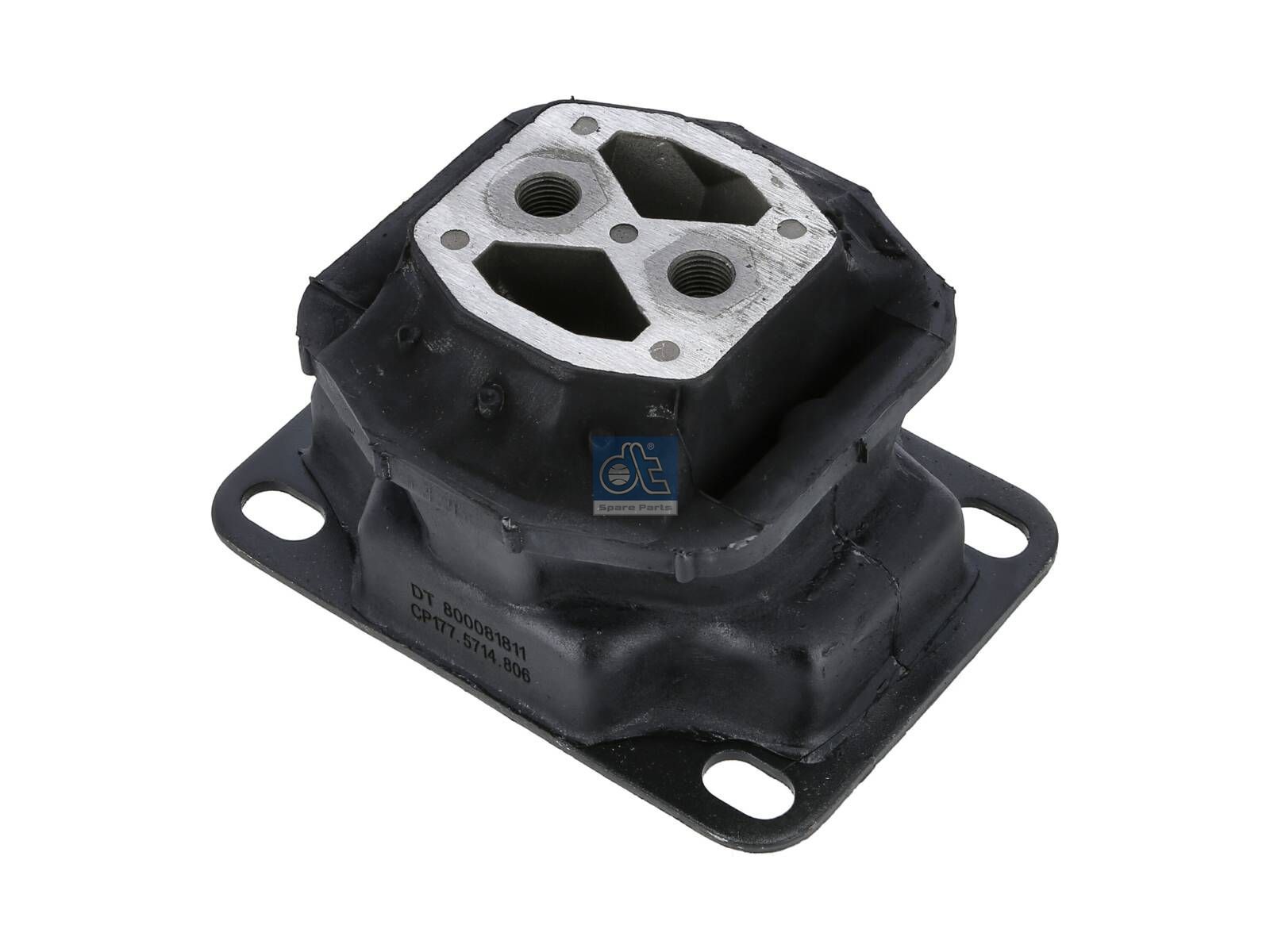 DT Spare Parts 3.10806 Engine mounting, M14 x 1,5, L: 165 mm, W: 120 mm