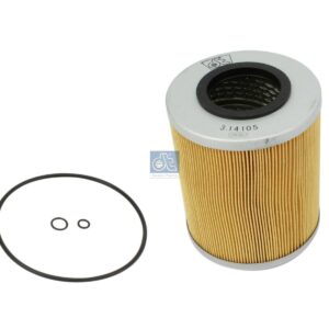 DT Spare Parts 3.14105 Oil filter insert, d: 50 mm, D: 120 mm, H: 148 mm