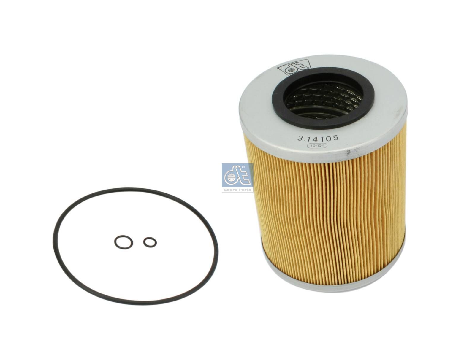 DT Spare Parts 3.14105 Oil filter insert, d: 50 mm, D: 120 mm, H: 148 mm