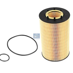 DT Spare Parts 3.14109 Oil filter insert, d1: 51 mm, d2: 55 mm, D: 121 mm, H: 199 mm