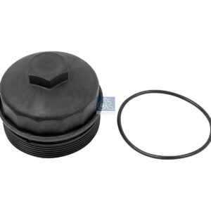 DT Spare Parts 3.14153 Oil filter cover, with o-ring, d: 41 mm, D: 105 mm, H: 80.5 mm