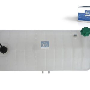 DT Spare Parts 3.16233 Expansion tank, with cap, without sensor, 5.6 l, L: 742 mm, W: 321 mm, T: 130 mm