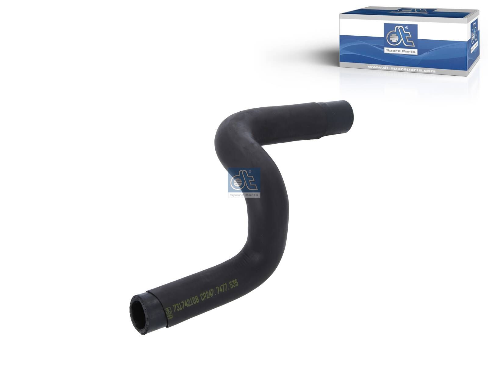 DT Spare Parts 3.16535 Hose, heating, d: 22 mm, L: 250 mm, S: 4.5 mm