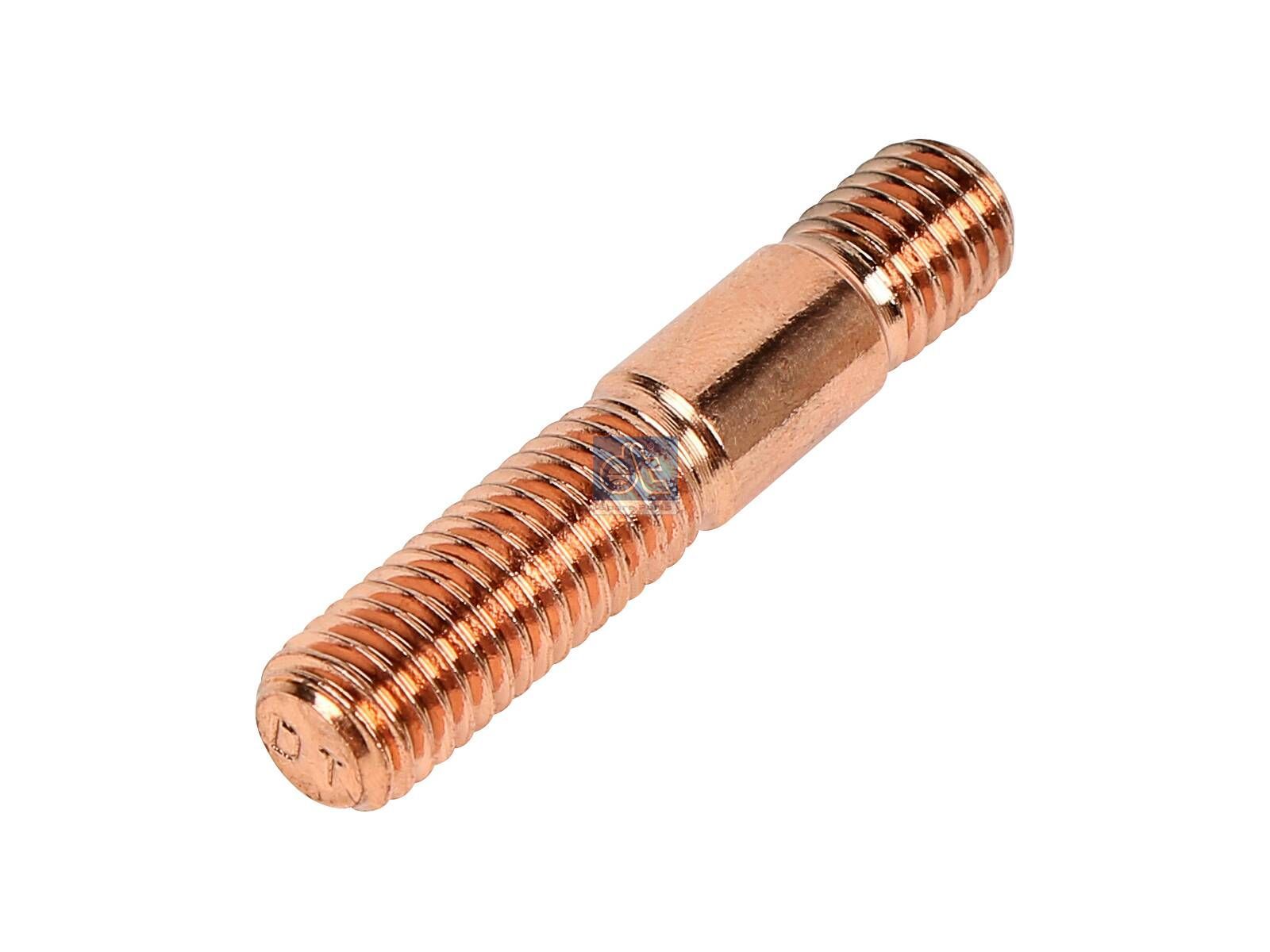 DT Spare Parts 3.19120 Stud bolt, M10 x 1, LTh1: 12 mm, LTh2: 26 mm, L: 52.5 mm, 8.8