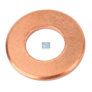 DT Spare Parts 3.20023 Copper washer, d: 7.5 mm, D: 15 mm, S: 1 mm