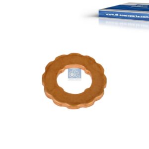 DT Spare Parts 3.20024 Copper washer, d: 7 mm, D: 14.5 mm, S: 1.5 mm