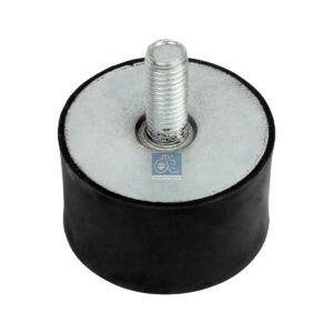 DT Spare Parts 3.25090 Rubber buffer, D: 50 mm, M10 x 1,5, H: 30 mm