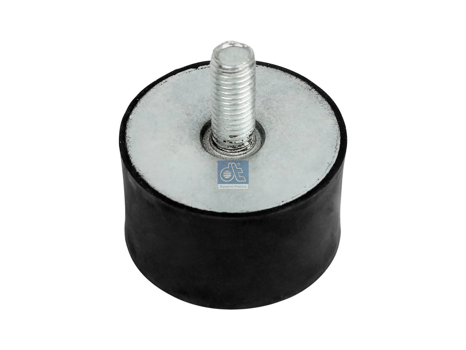 DT Spare Parts 3.25090 Rubber buffer, D: 50 mm, M10 x 1,5, H: 30 mm