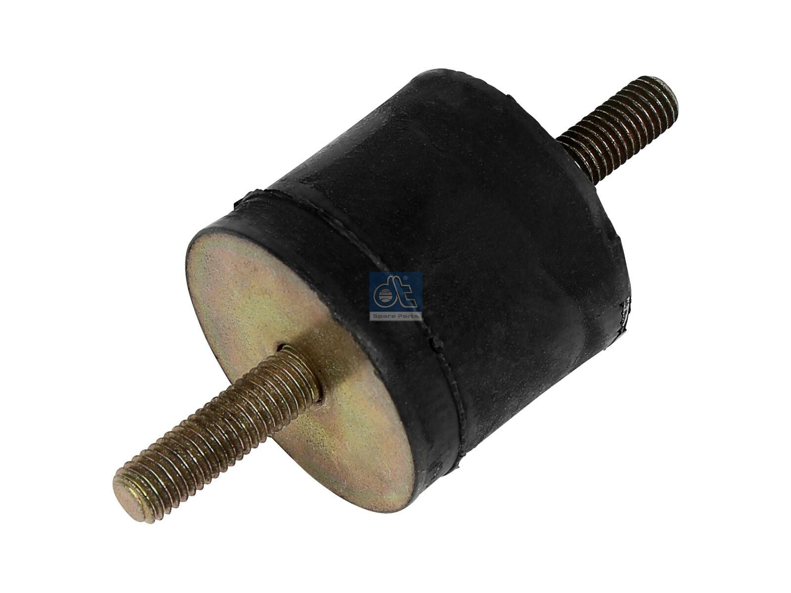 DT Spare Parts 3.25093 Rubber buffer, D: 50 mm, M10 x 1,5, L: 113 mm, H: 45 mm