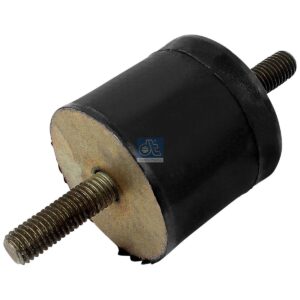 DT Spare Parts 3.25096 Rubber buffer, D: 50 mm, M10 x 1,5, L: 113 mm, H: 45 mm