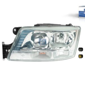 DT Spare Parts 3.31014 Headlamp, left, without bulb, 24 V