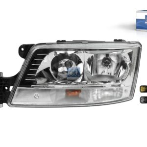 DT Spare Parts 3.31164 Headlamp, left, with headlamp range control, 24 V