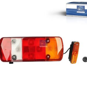 DT Spare Parts 3.32010 Tail lamp, right, 24 V, Lb: 152 mm, L: 340 mm, H: 130 mm