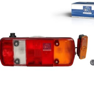 DT Spare Parts 3.32011 Tail lamp, left, 24 V, Lb: 152 mm, L: 340 mm, H: 130 mm