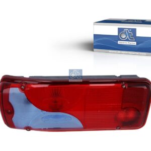 DT Spare Parts 3.32012 Tail lamp, left, 24 V, Lb: 152 mm, L: 400 mm, H: 160 mm, T: 88.5 mm, PY21W